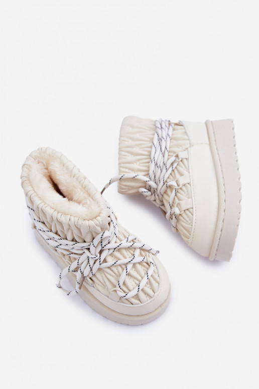 Snehule deti zahriať sa Grubym s kožušinou vo vnútri slonovina Zapnutéstira