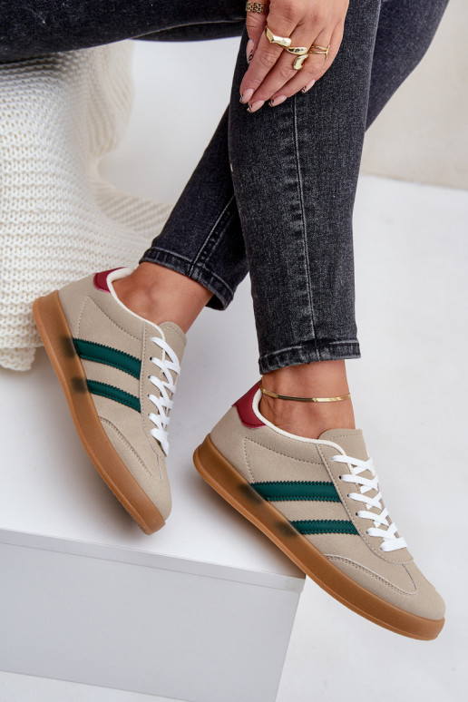 Tenisky model obuvi Dámska nízka béžová EnnorInen