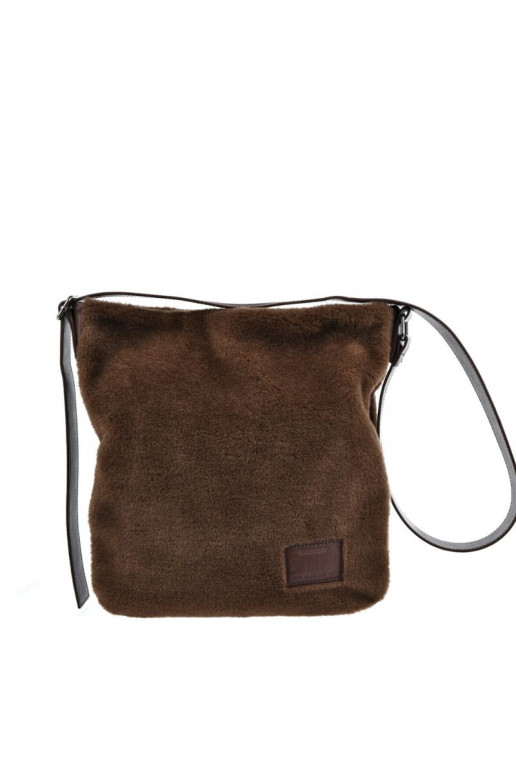 Futrzana Kabelka Big Star OO574035 Hnedá
