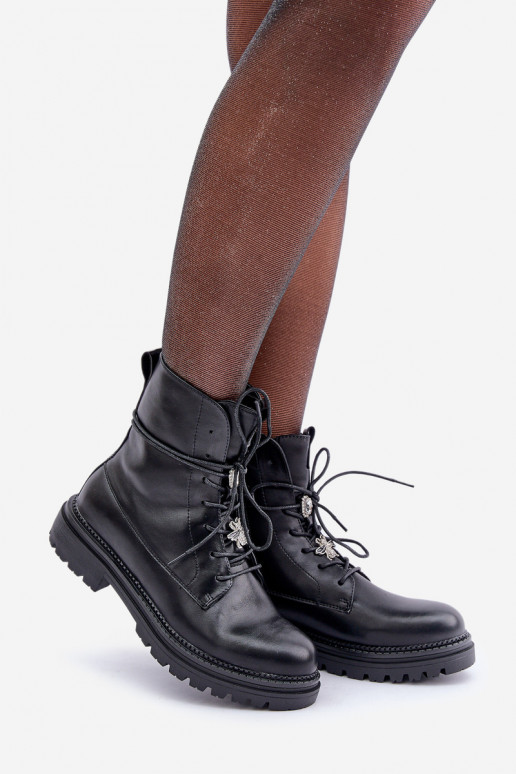 zahriať sa Čižmy Z Przypinkami Zapnuté SznuroInaniu čierna Irivina zahriať sa Čižmy Z Przypinkami Zapnuté SznuroInaniu čierna Irivina