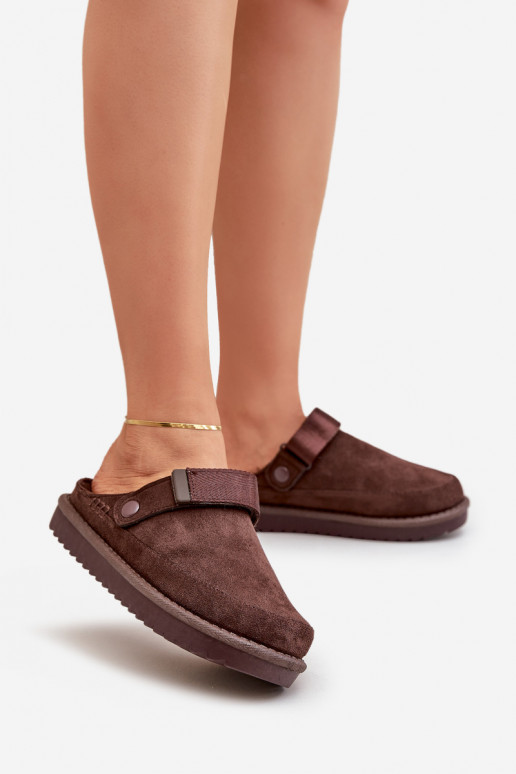 zahriať sa Papuče Dámske s platformou CzekoladoIne Neliel zahriať sa Papuče Dámske s platformou CzekoladoIne Neliel