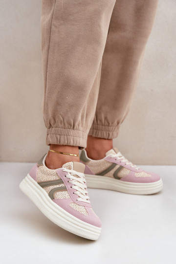 Sneaker štýl dámske topánky s platformou v rôznych farbách Lesida 2