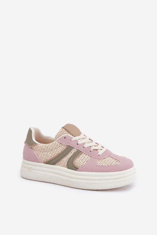 Sneaker štýl dámske topánky s platformou v rôznych farbách Lesida