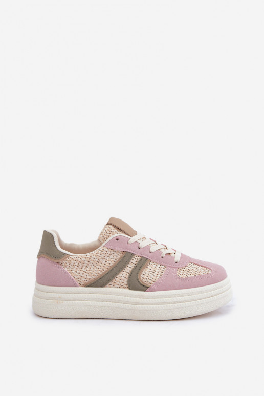 Sneaker štýl dámske topánky s platformou v rôznych farbách Lesida