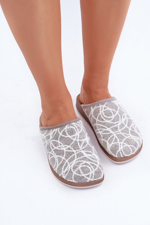 Lesk Papuče Dámske Inblu CT000028 sivá Lesk Papuče Dámske Inblu CT000028 sivá