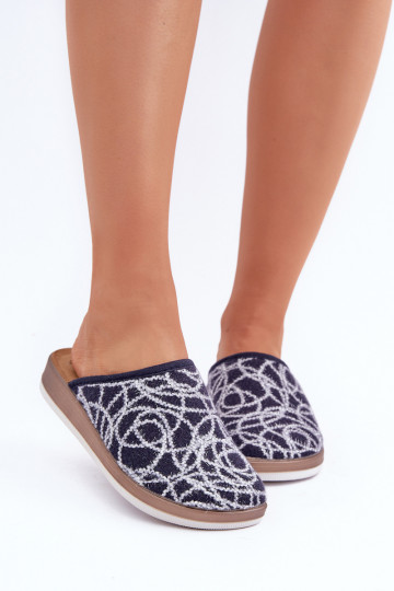 Lesk Papuče Dámske Inblu CT000028 tmavomodrá