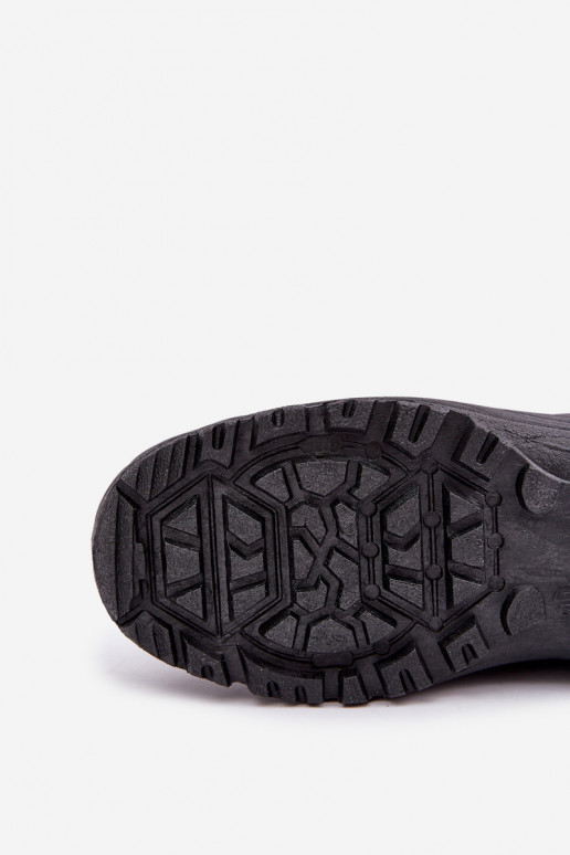 Snehule pre mužov Zapnuté Hrad zahriať sa s kožušinou vo vnútri čierna Linnora