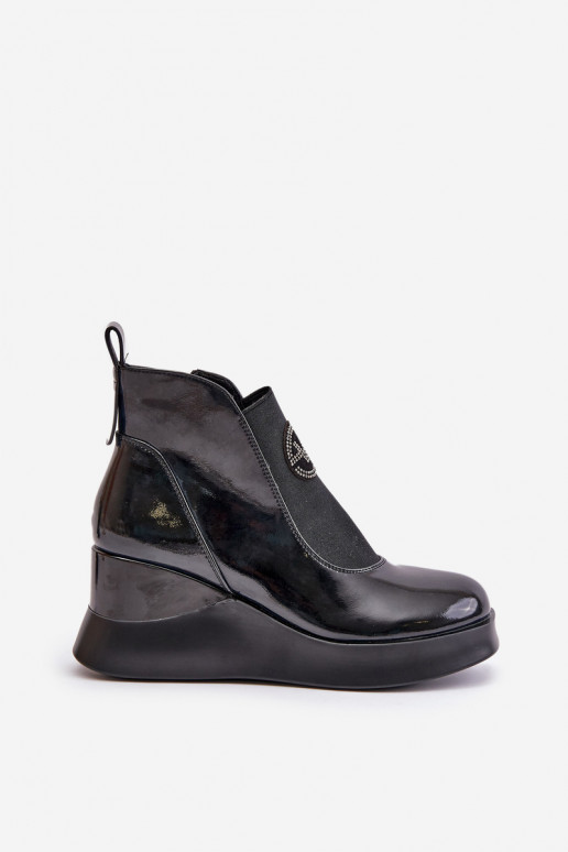 Lakované čižmy s teplou podšívkou... Lakované čižmy s teplou podšívkou...