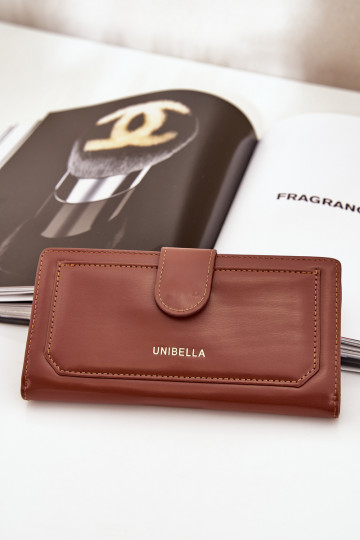 Dámska peňaženka z eko kože Hnedá farba Kalinessa