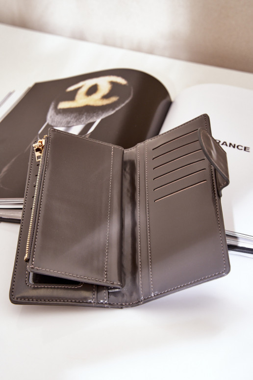 Dámska peňaženka z eko kože sivá Kalinessa Dámska peňaženka z eko kože sivá Kalinessa