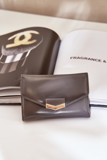 lakované Dámska peňaženka tmavo-sivá Rahner