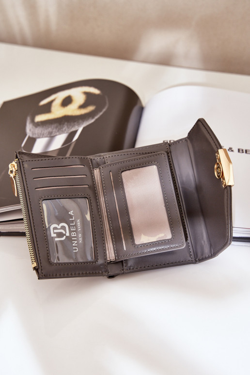 lakované Dámska peňaženka tmavo-sivá Rahner lakované Dámska peňaženka tmavo-sivá Rahner