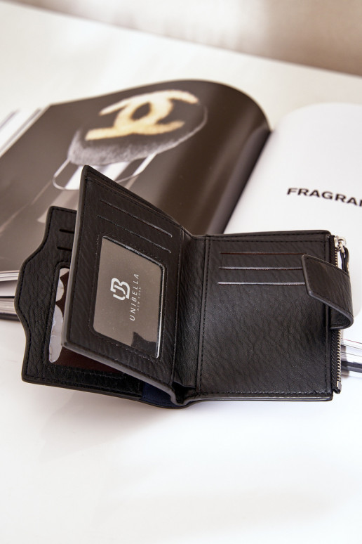 Dámska peňaženka Eko Kožené čierna Jezorea Dámska peňaženka Eko Kožené čierna Jezorea