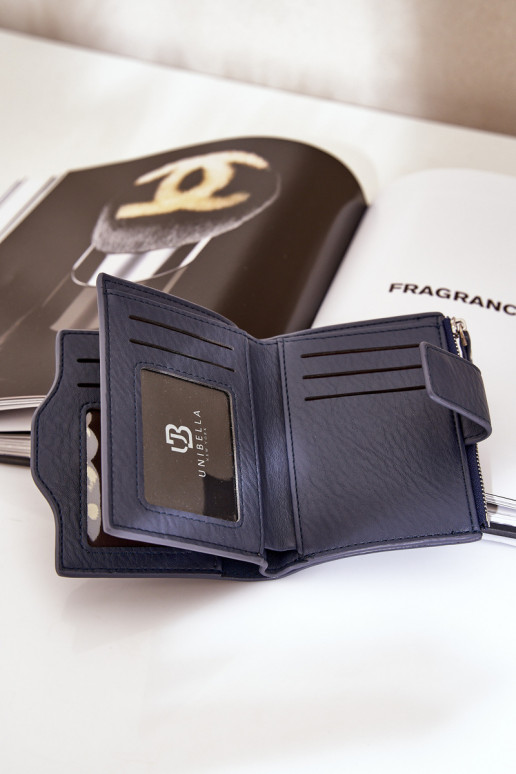 Dámska peňaženka Eko Kožené tmavomodrá Jezorea Dámska peňaženka Eko Kožené tmavomodrá Jezorea