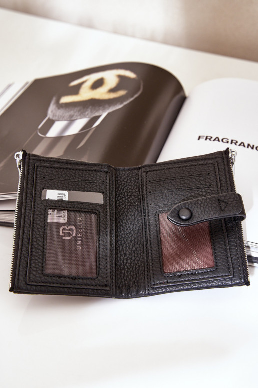 Eko Kožené Dámska peňaženka čierna Bronica