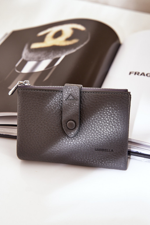 Eko Kožené Dámska peňaženka tmavo-sivá Bronica