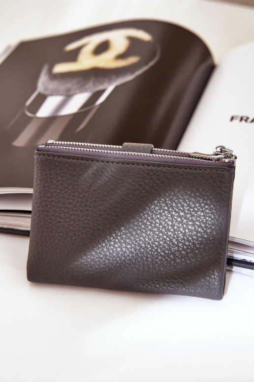 Eko Kožené Dámska peňaženka tmavo-sivá Bronica