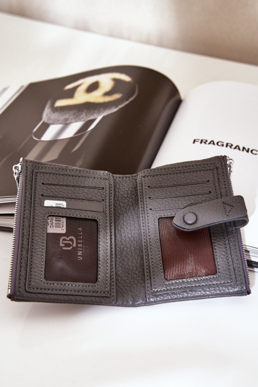 Eko Kožené Dámska peňaženka tmavo-sivá Bronica