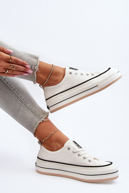 Dámske Topánky Big Star NN274205 biela farba Dámske Topánky Big Star NN274205 biela farba