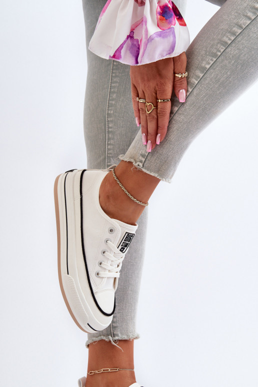 Dámske Topánky Big Star NN274205 biela farba Dámske Topánky Big Star NN274205 biela farba