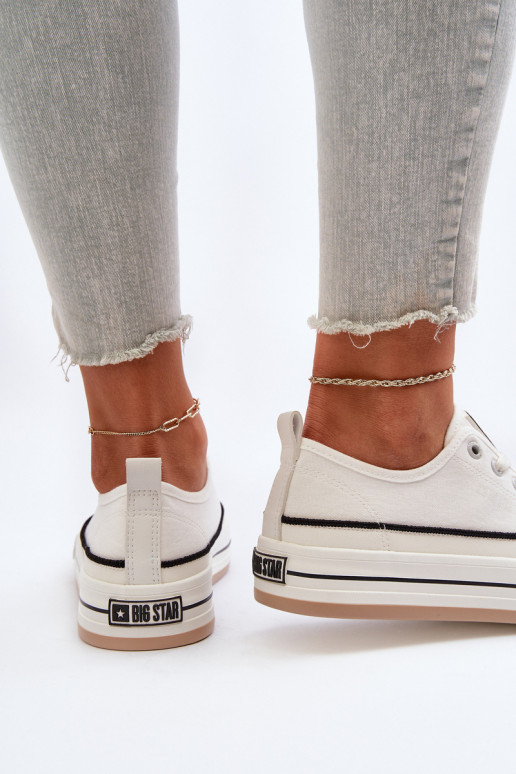 Dámske Topánky Big Star NN274205 biela farba Dámske Topánky Big Star NN274205 biela farba