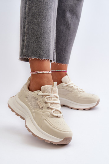 Tenisky model obuvi Dámske HI-POLY SYSTEM Big Star NN274A105 béžová