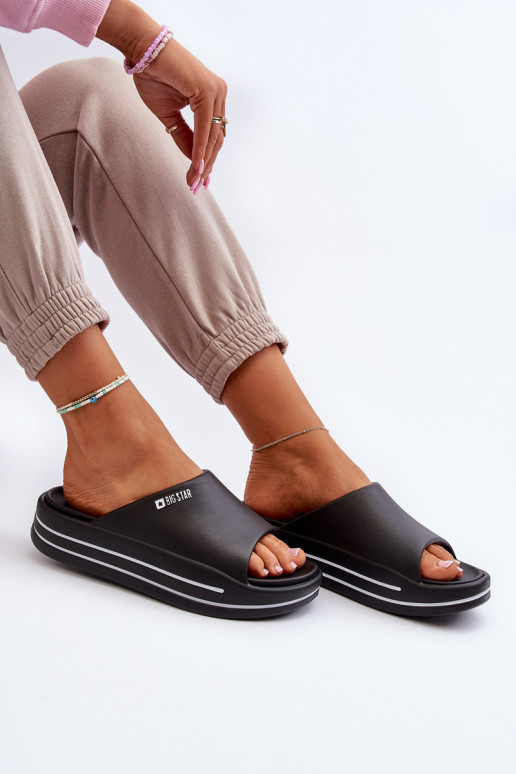 Dámske papuče s platformou Big Star NN274A037 čierna Dámske papuče s platformou Big Star NN274A037 čierna