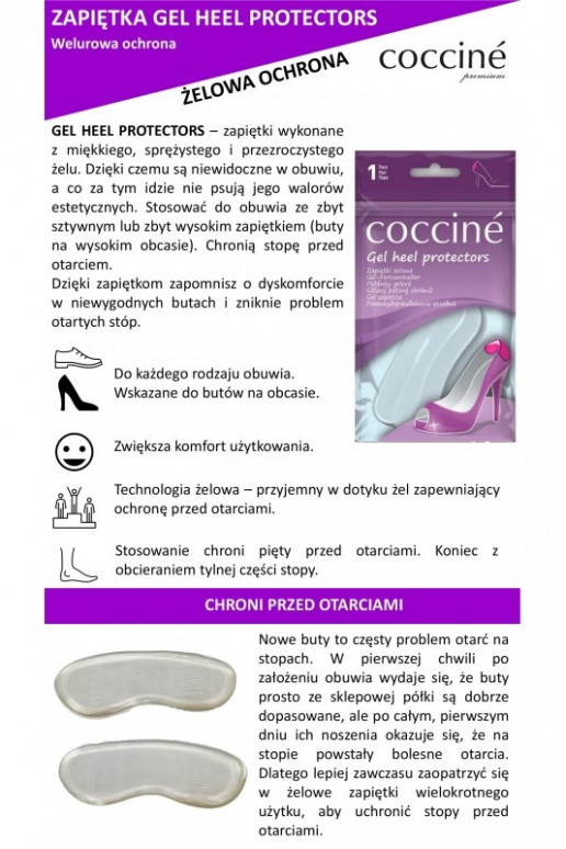 Coccine Gel Heel Protectors chrániče päty
