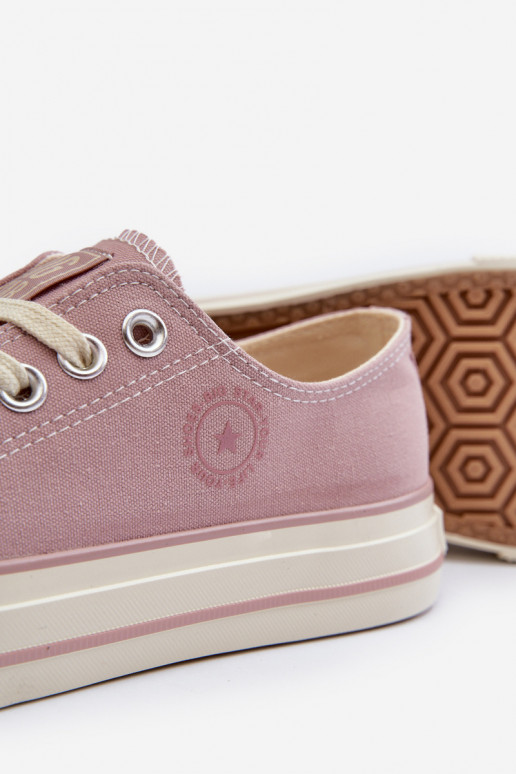 Nízka Bežná obuv Big Star NN274270 Ružová Nízka Bežná obuv Big Star NN274270 Ružová