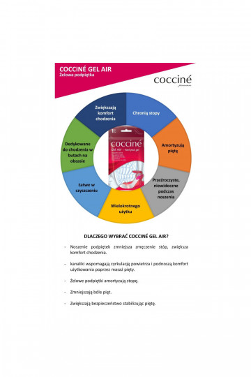 Coccine Dámske gélové podpätky Gel Air 2