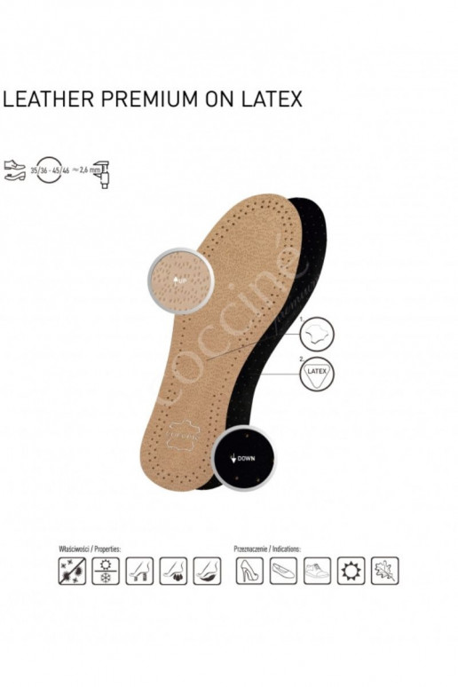 Coccine deti Vložky Kožené Zapnuté latexe Do INycinania 19-35