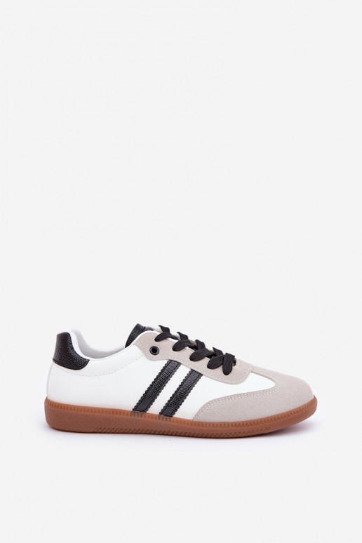 ploché tenisky Tenisky Dámske biely-čierna Loredis