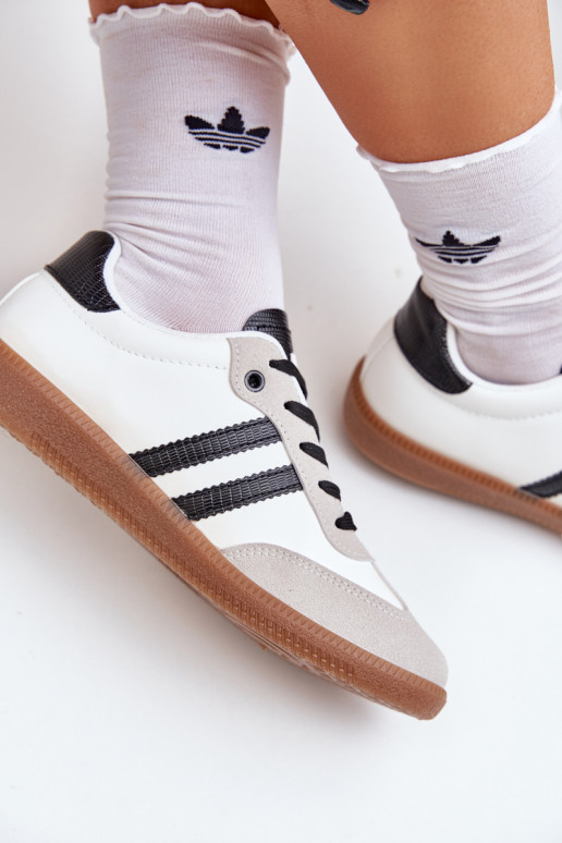 ploché tenisky Tenisky Dámske biely-čierna Loredis