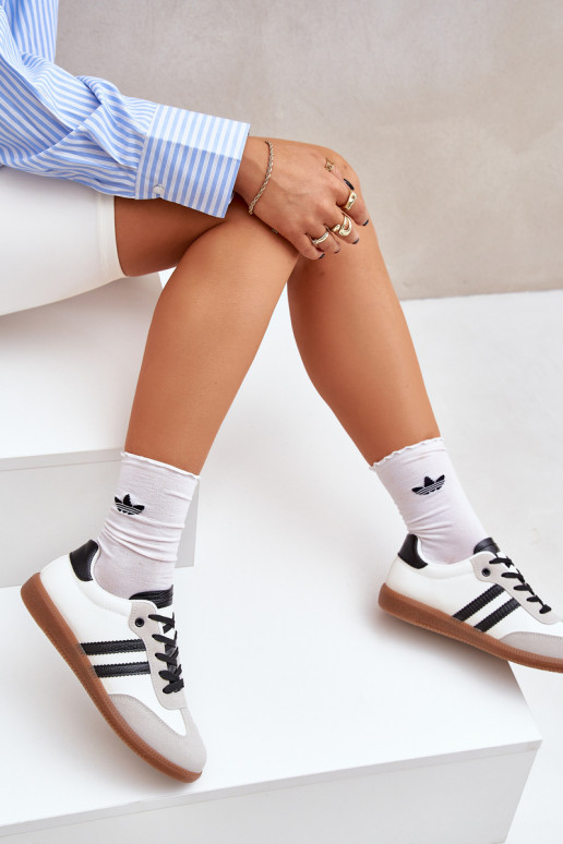 ploché tenisky Tenisky Dámske biely-čierna Loredis