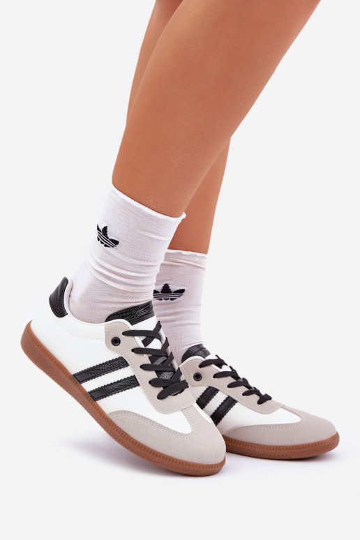 ploché tenisky Tenisky Dámske biely-čierna Loredis