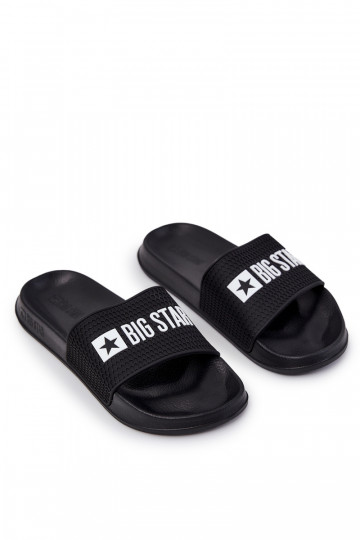 pre mužov Papuče Big Star JJ174505 čierna 2
