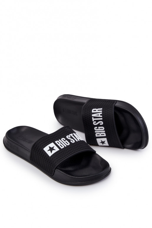 pre mužov Papuče Big Star JJ174505 čierna pre mužov Papuče Big Star JJ174505 čierna