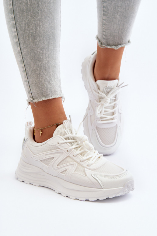 Dámske topánky na voľný čas Big Star NN274A084 biela farba