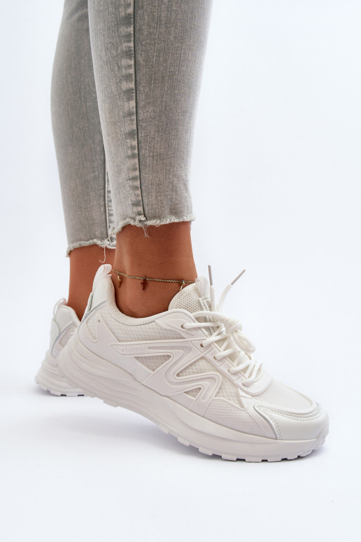 Dámske topánky na voľný čas Big Star NN274A084 biela farba