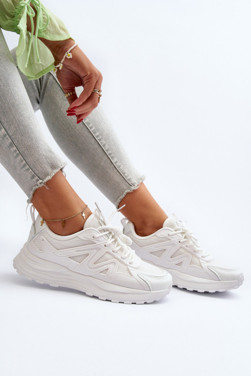 Dámske topánky na voľný čas Big Star NN274A084 biela farba