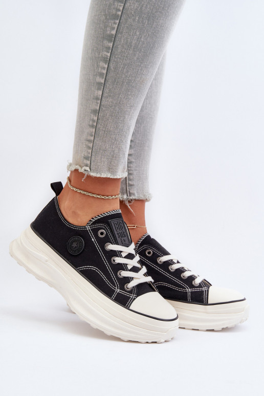 Dámske Topánky s trendovou masívnou podrážkou Big Star NN274125 čierna