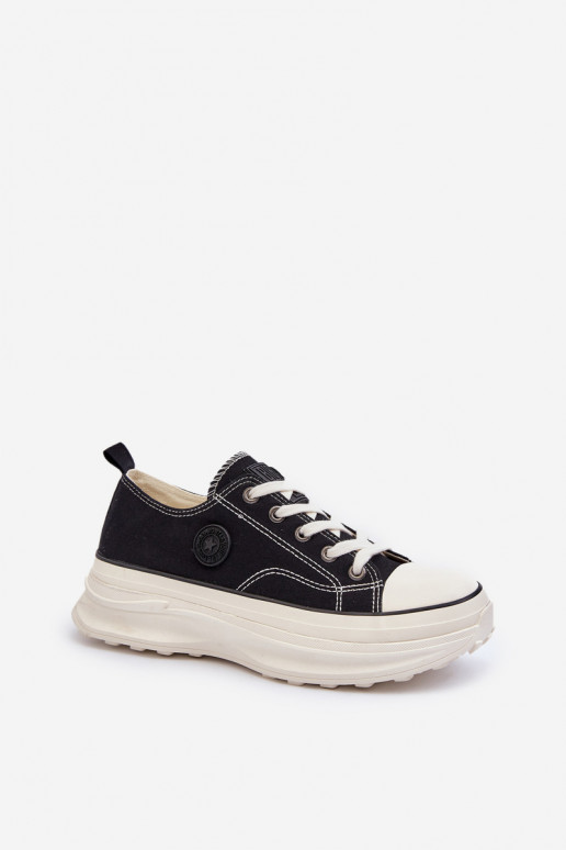 Dámske Topánky s trendovou masívnou podrážkou Big Star NN274125 čierna