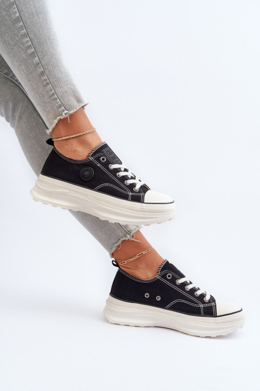 Dámske Topánky s trendovou masívnou podrážkou Big Star NN274125 čierna