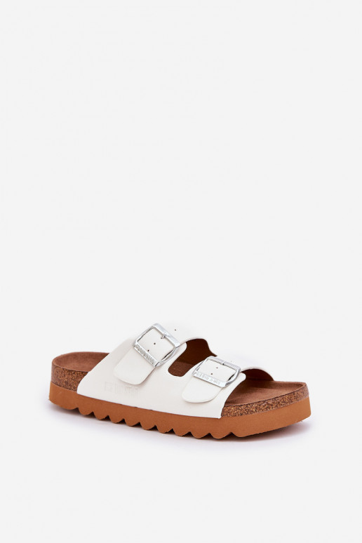 Klasický model Dámske Papuče Big Star LL274480 biela farba