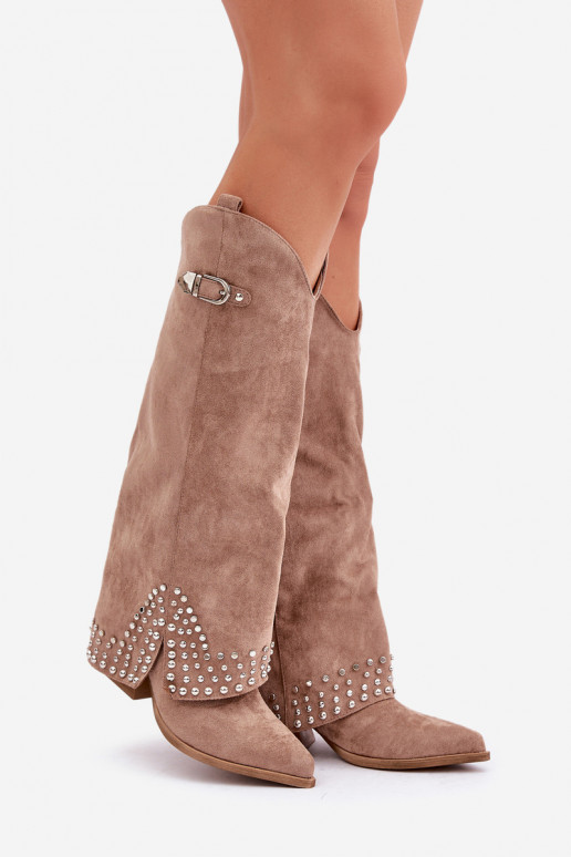 Vysoké čižmy s podpätkami Iveliri... Vysoké čižmy s podpätkami Iveliri...