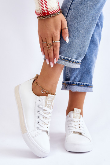 Klasický model tenisiek biely-béžová Ville