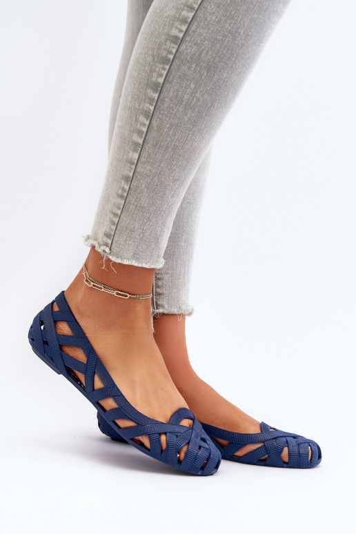 Dámske Guma Balerínky tmavomodrá Salam