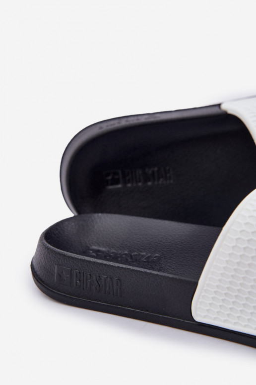 pre mužov Papuče Big Star JJ174506 biela farba pre mužov Papuče Big Star JJ174506 biela farba