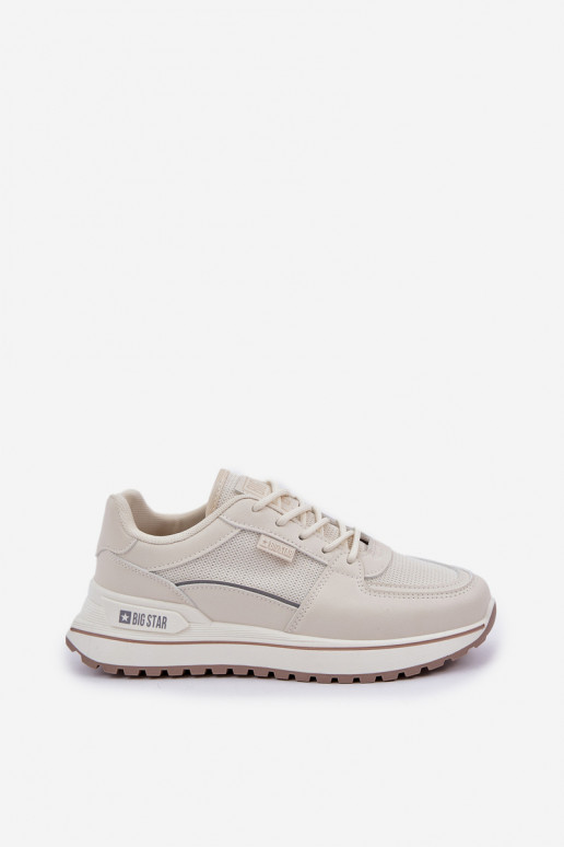 Tenisky model obuvi Dámske Big Star NN274A088 slonovina Tenisky model obuvi Dámske Big Star NN274A088 slonovina