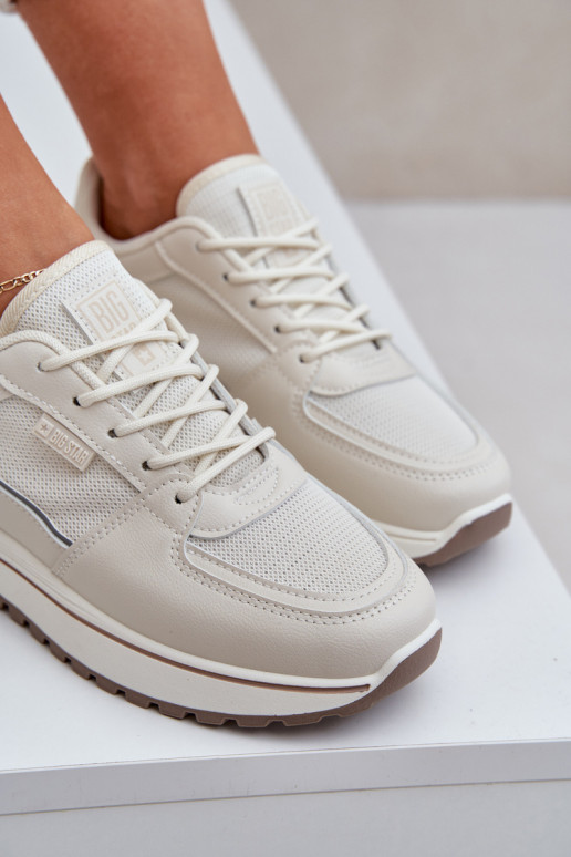 Tenisky model obuvi Dámske Big Star NN274A088 slonovina Tenisky model obuvi Dámske Big Star NN274A088 slonovina